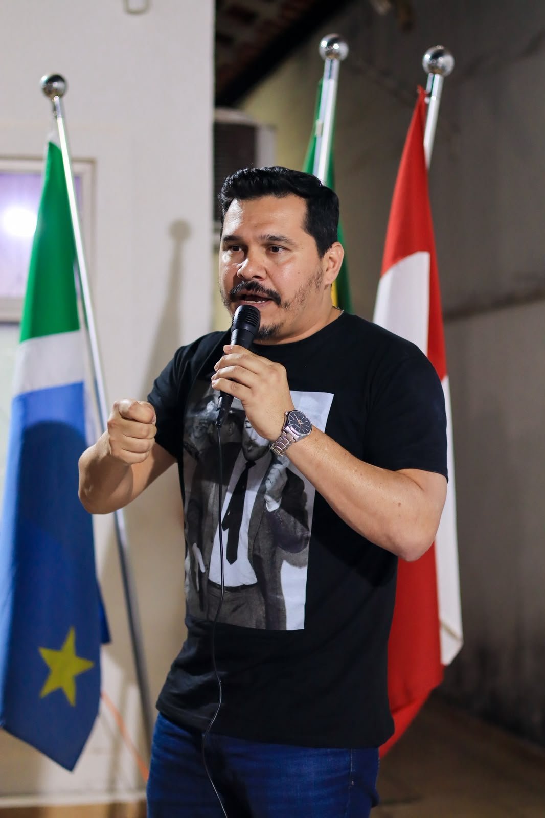 Jéffersom em discurso